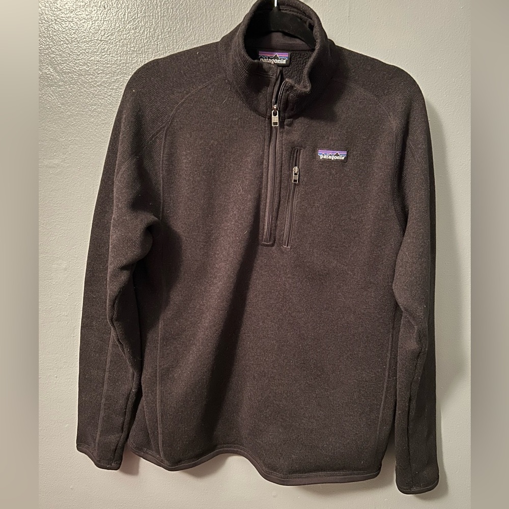 Black Patagonia Half Zip Fleece